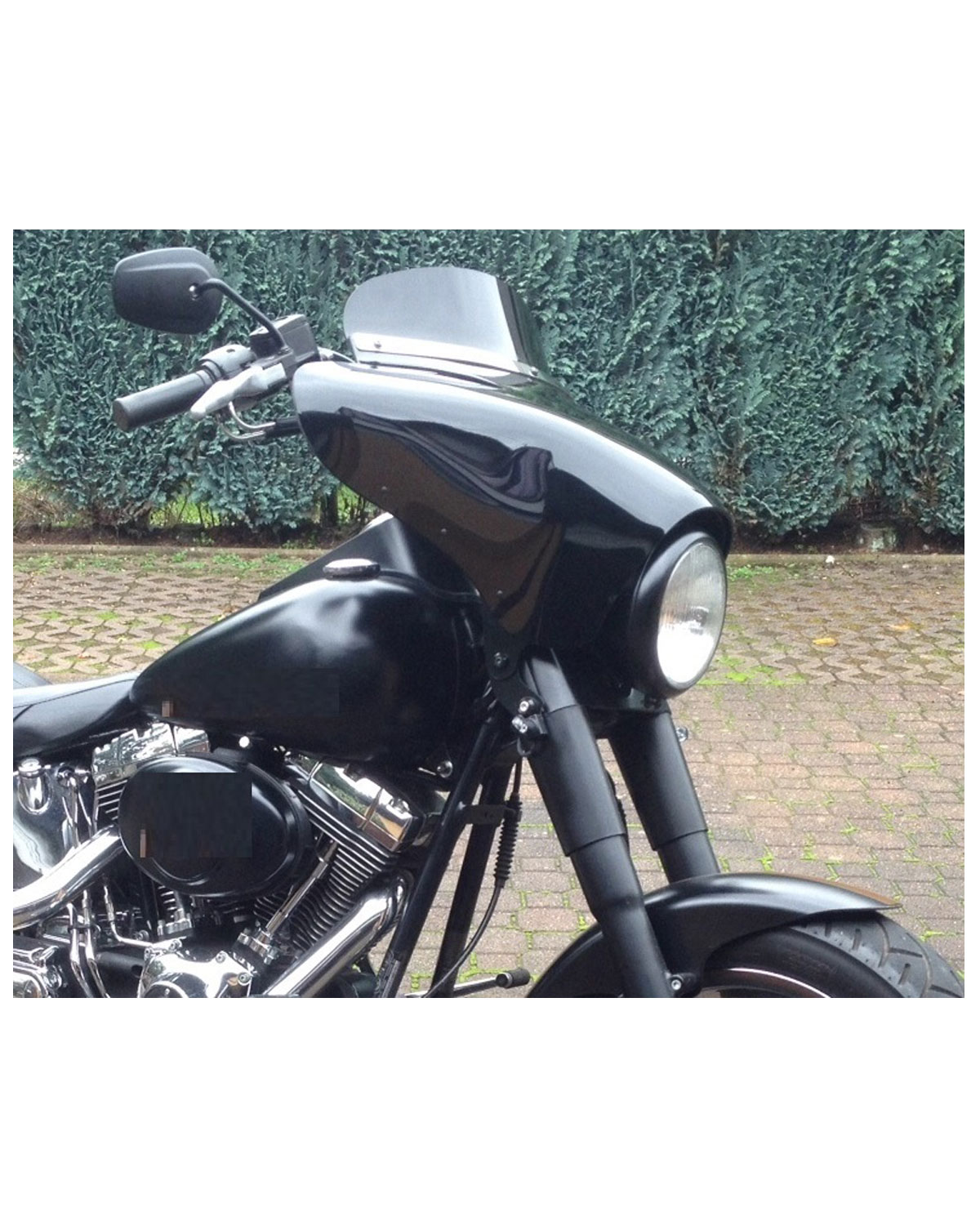 ✨ Batwing Verkleidung mit Windschild und Haltesatz für Chopper Custombikes  ✓ kaufen
